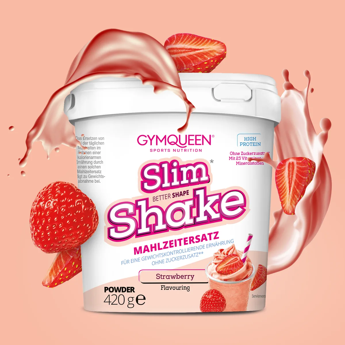 Slim Shake Mahlzeitersatz-Shake (420g) Chocolate