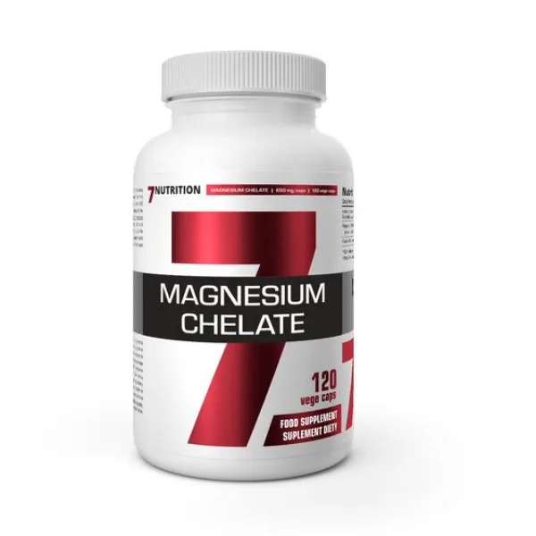 7Nutrition Magnesium Chelate, 120 Vcaps.