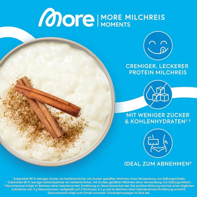 More Nutrition Protein Milchreis - 50g 50g Beutel – Bild 3