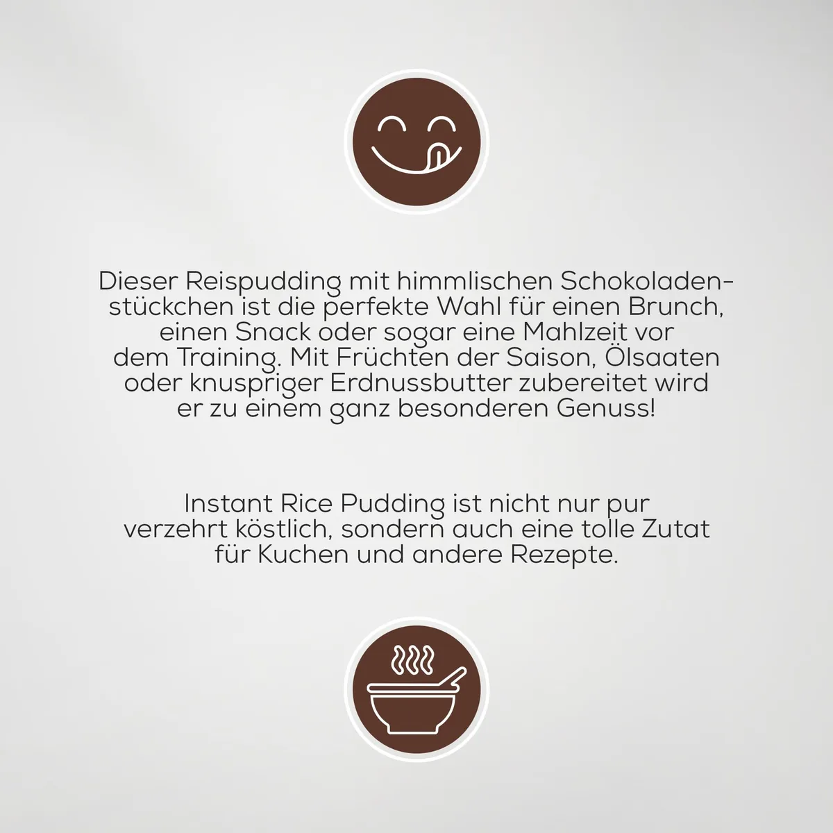 BioTechUSA Rice Pudding | Instant-Milchreis-Pulver | Mit geriebenen Schokoladenstückchen | Niedriger Zuckergehalt | Glutenfrei, 1000 g, Milchschokolade – Bild 4