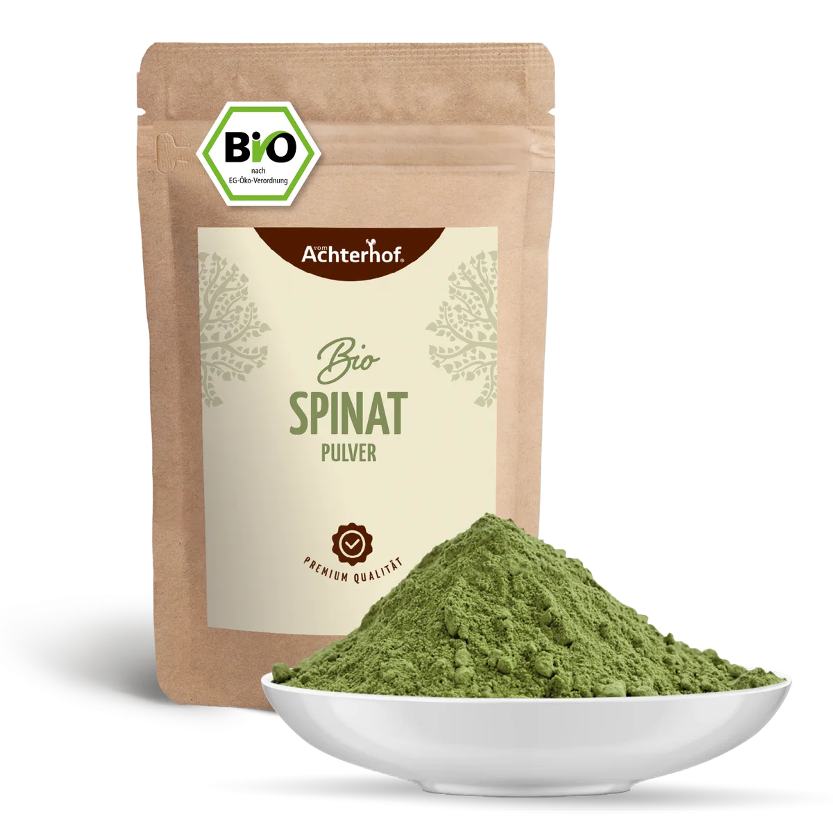 Spinat Pulver Bio (500g) – Bild 2