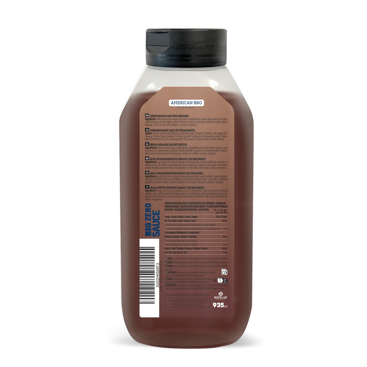 BIG ZERO Sauce (935ml) Cheddar Cheese – Bild 4