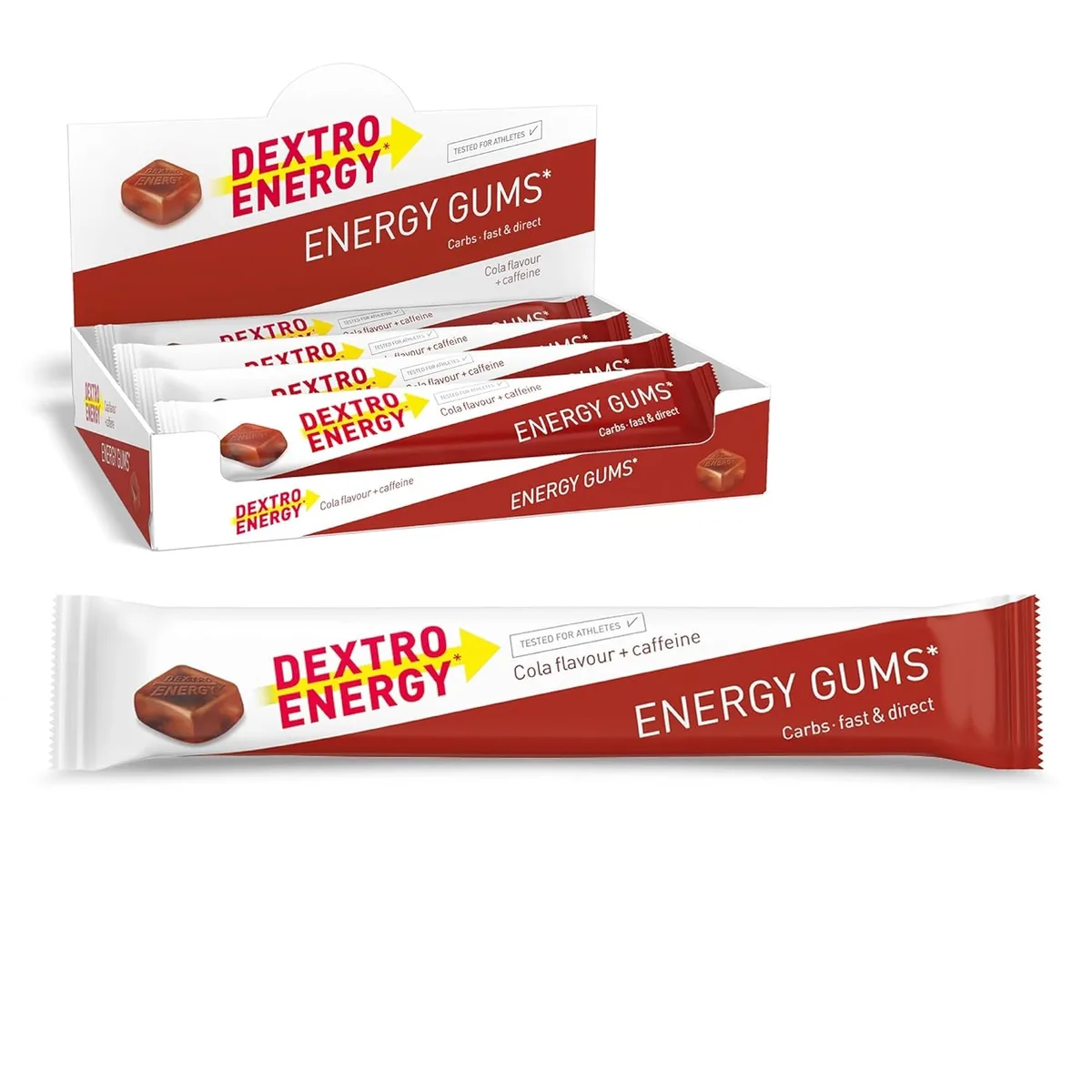 Energy Gums (8x45g) Blackcurrant + Caffein