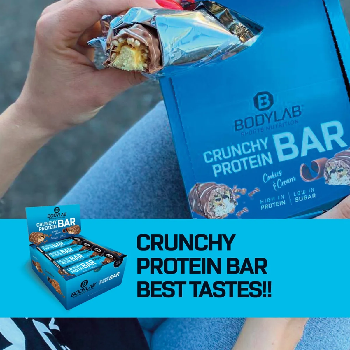 2 x Crunchy Protein Bar (je 12x64g) – Bild 5