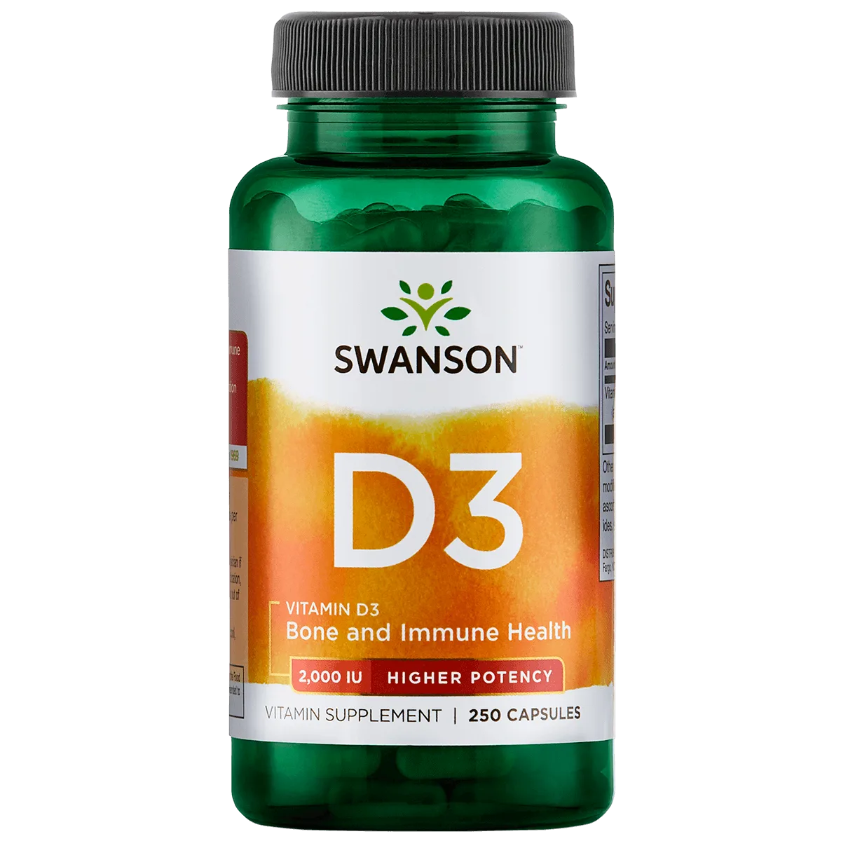 High Potency Vitamine D-3 2000IU 250