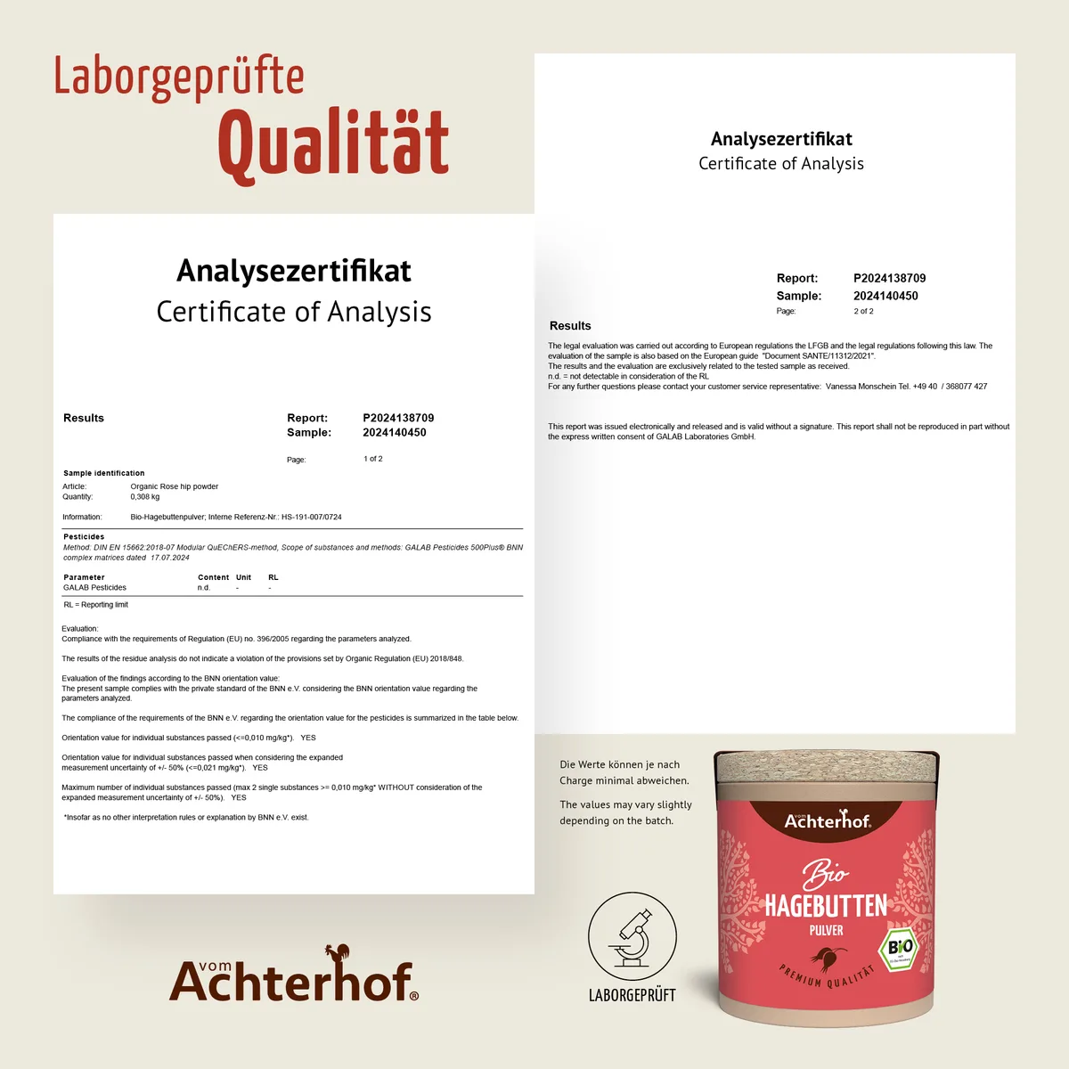 Bio Hagebutten Pulver (50g) – Bild 7