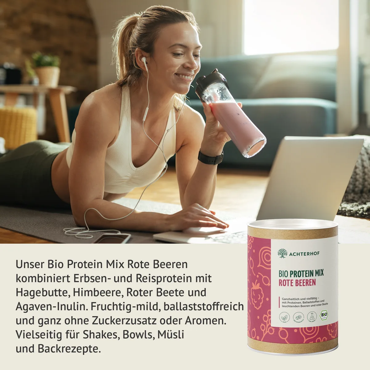 Bio Protein Mix rote Beeren (330g) – Bild 5