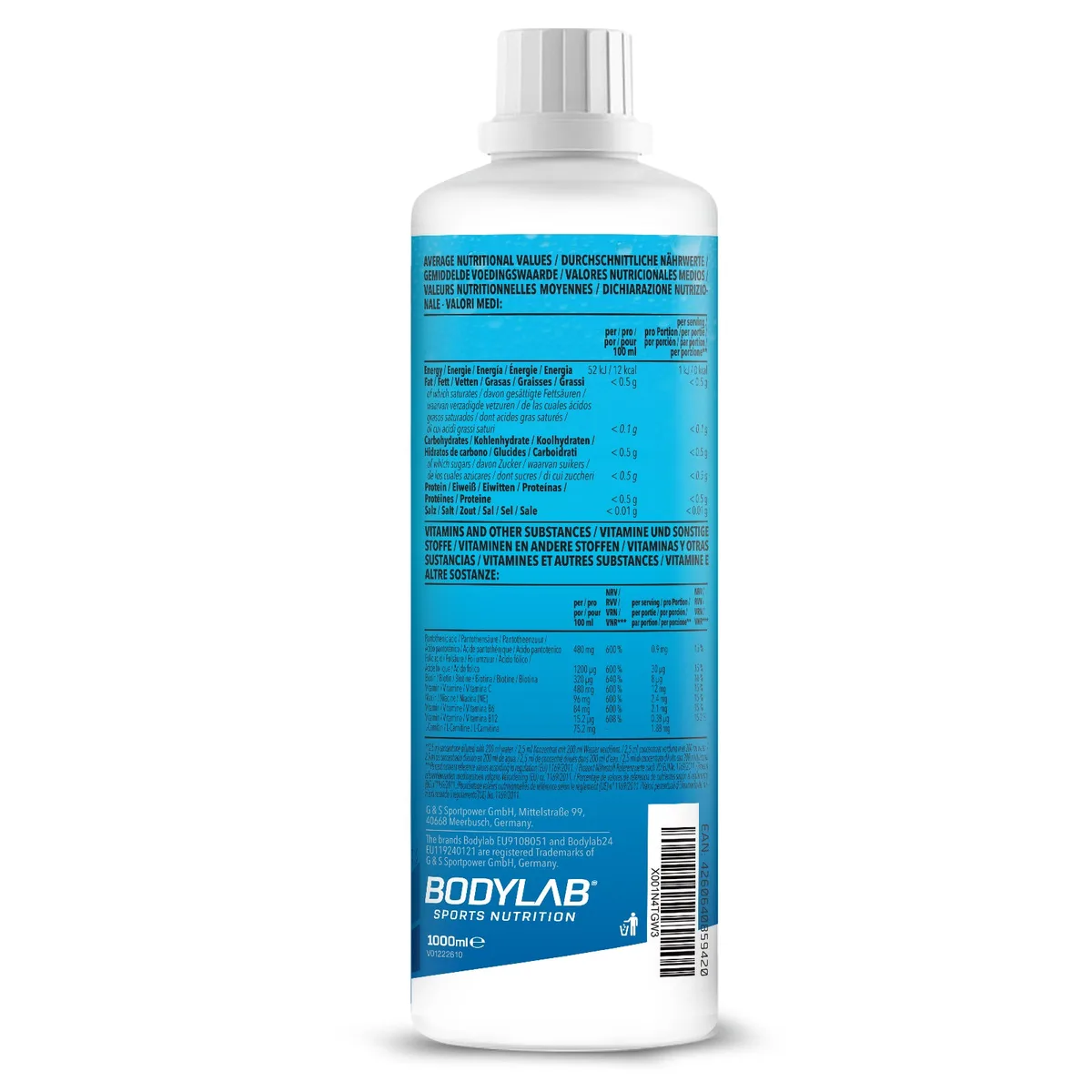 Vital Zero Drink (1000ml) Kirsche – Bild 8