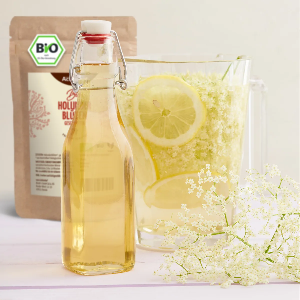 Holunderblüten geschnitten Bio (100g) – Bild 4