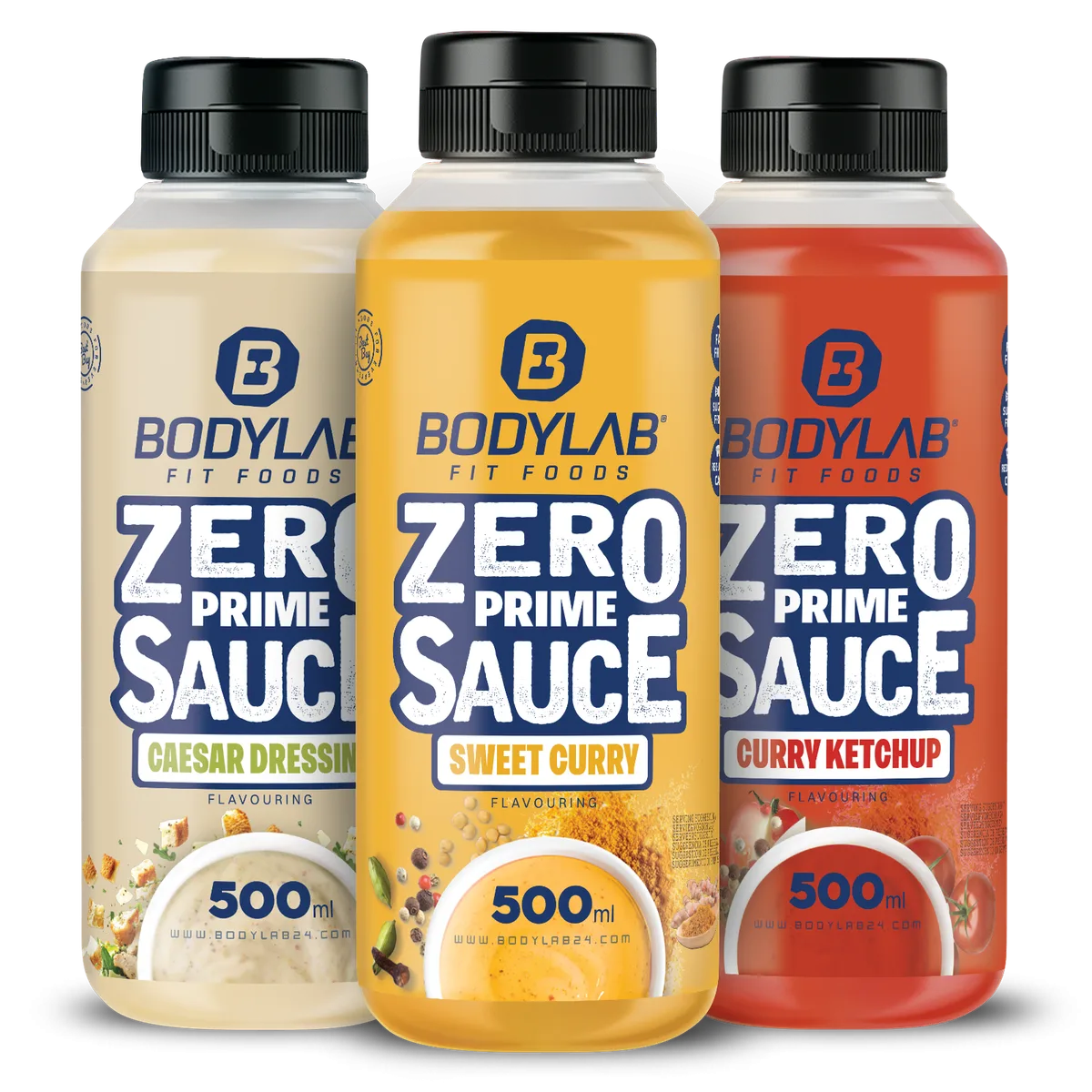 3 x ZERO PRIME Saucen (je 500ml)