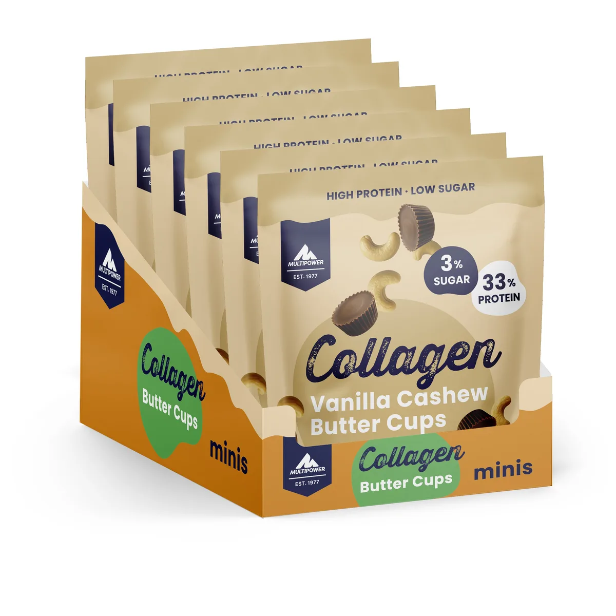 Collagen Cups (6x70g) Vanille Cashew