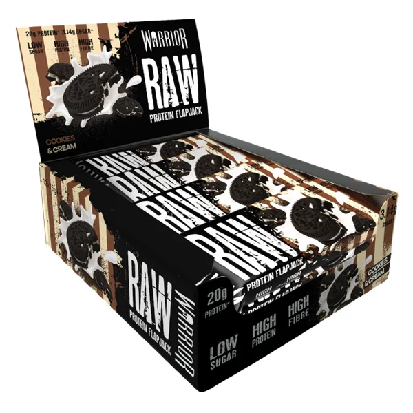 Warrior RAW Protein Flapjack- 12 Bars X 75 g – Bild 2