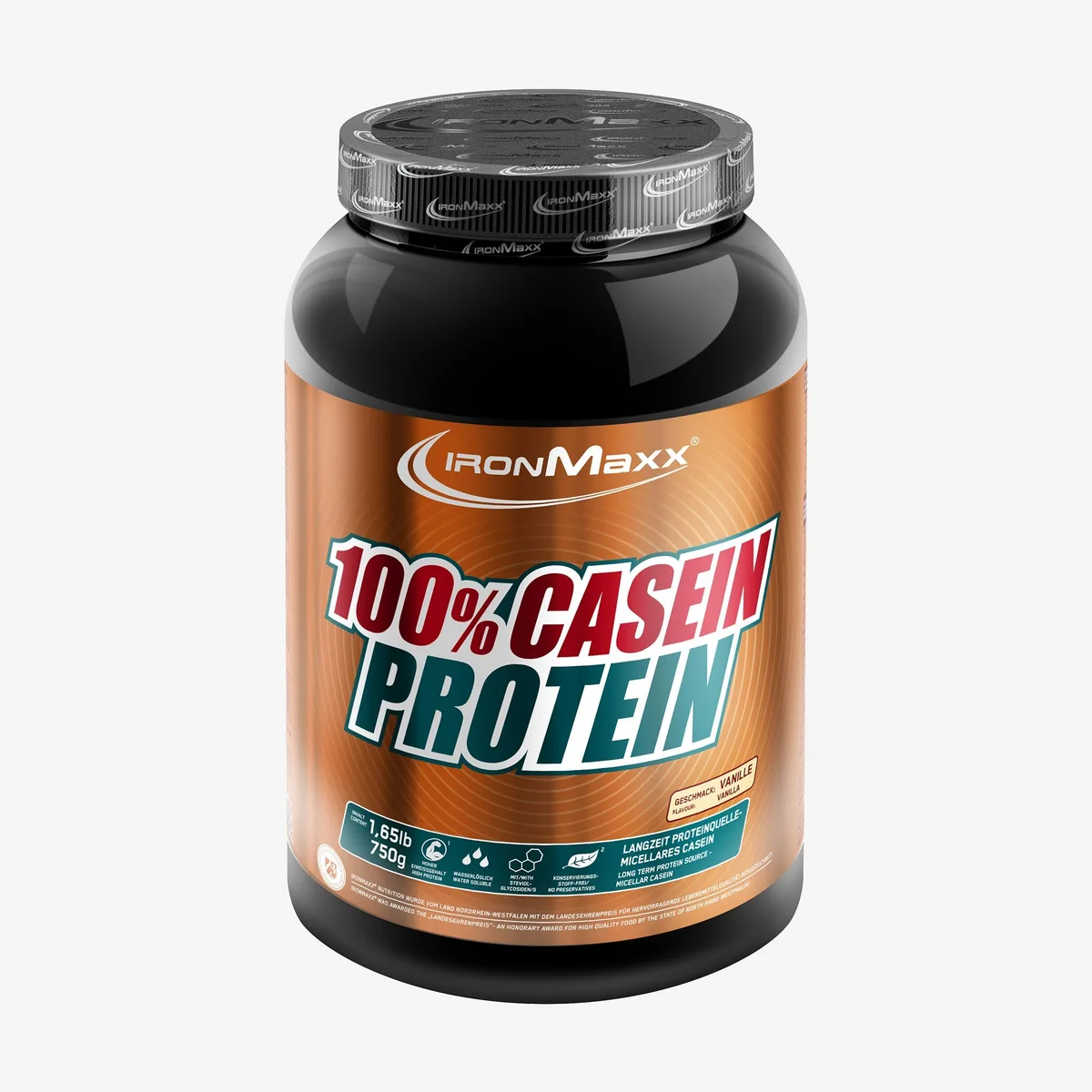 100% Casein Protein (750g) - Vanille – Bild 2