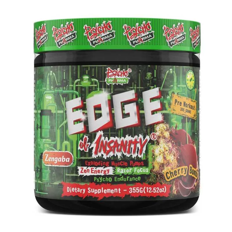 Psycho Pharma Edge of Insanity Pre-Workout, 350g Spiked Punch – Bild 2