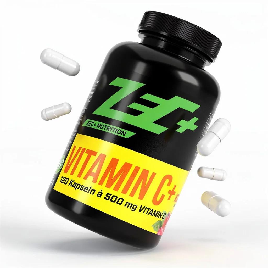 ZEC+ VITAMIN C + HAGEBUTTE Kapseln, 120 Stück – Bild 2