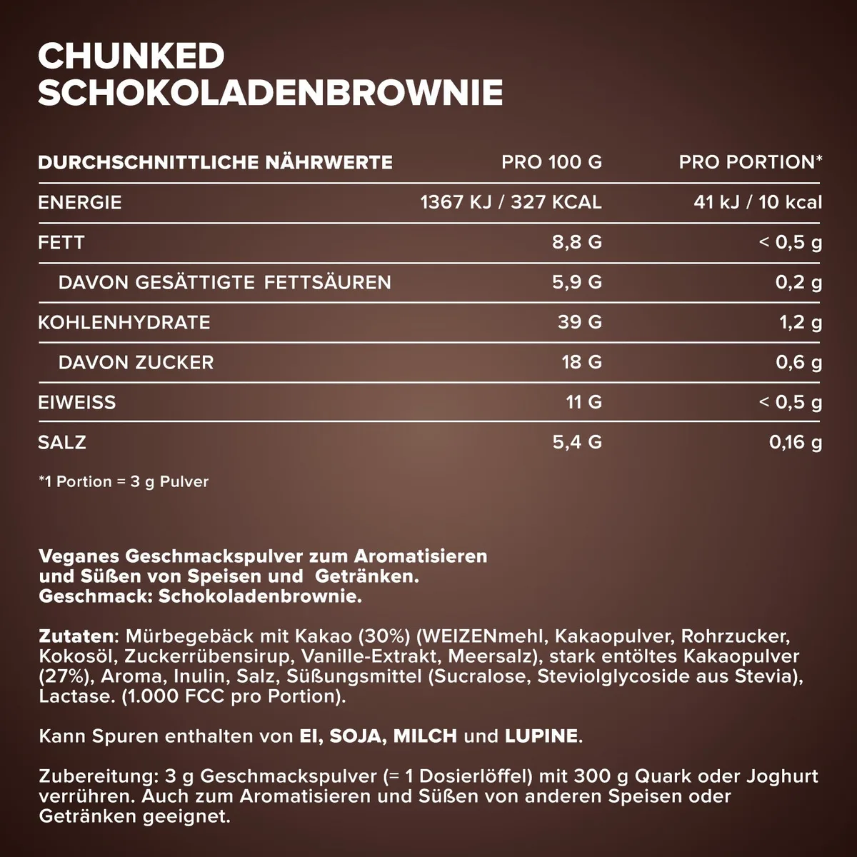 Chunked (150g) - Fudge Brownie – Bild 4