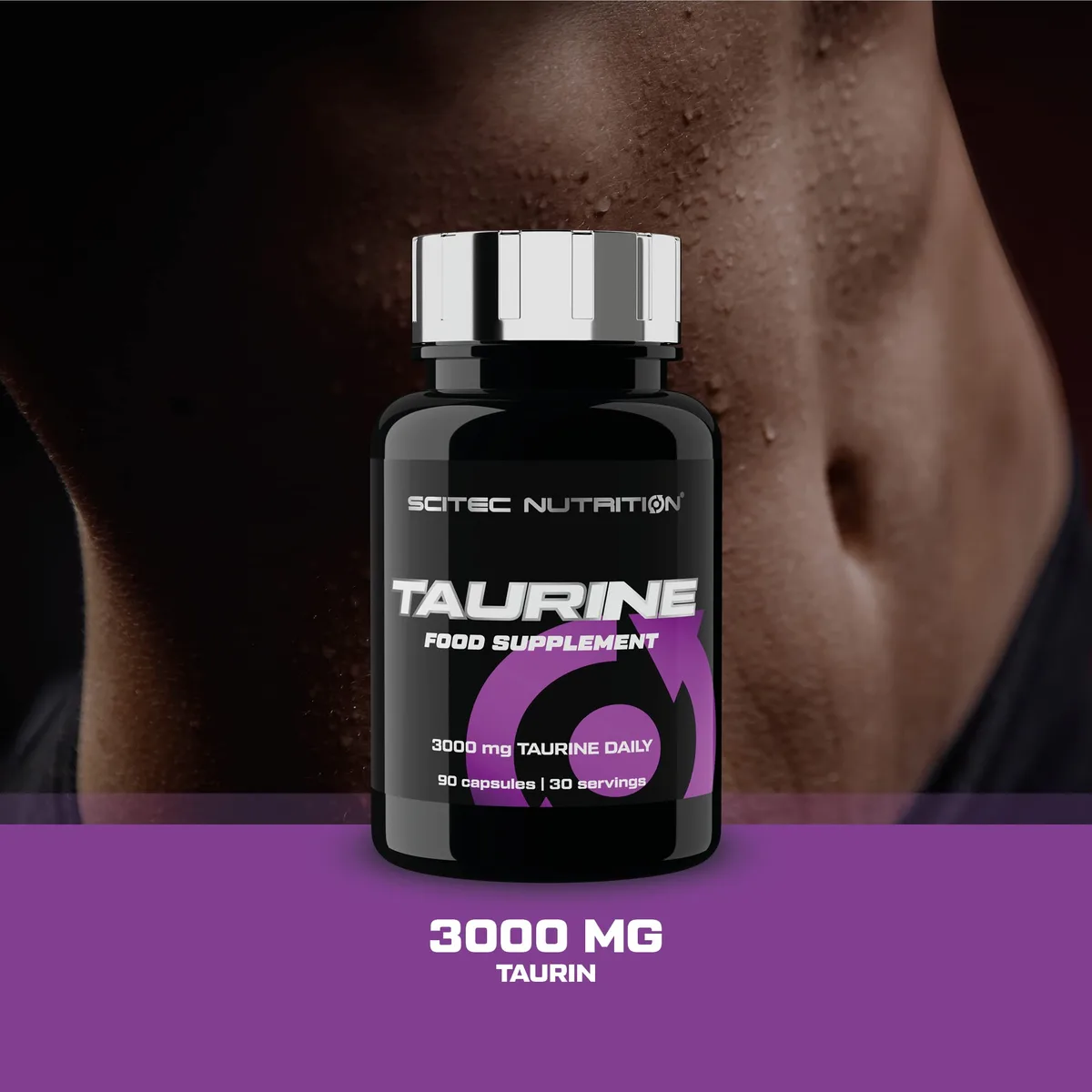 Scitec Nutrition Taurine, Nährungsergänzungsmittel kapseln mit taurin, 90 Kapseln – Bild 3