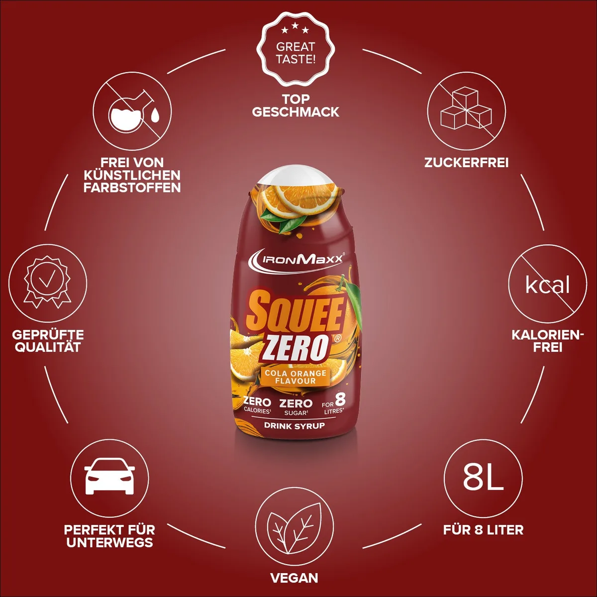 SqueeZero (65ml) - Cola Orange – Bild 5