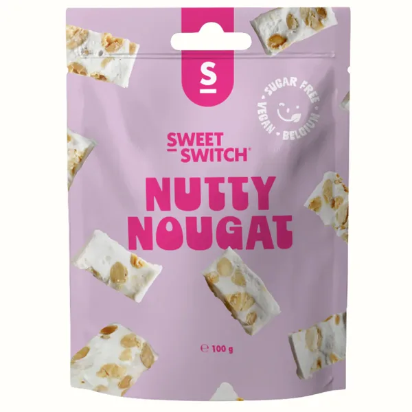 Sweet Switch Nutty Nougat ohne Zucker – Veganes Nougat
