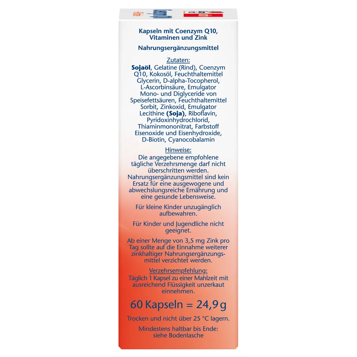 Coenzym Q10 + B-Vitamine (60 Kapseln) – Bild 3