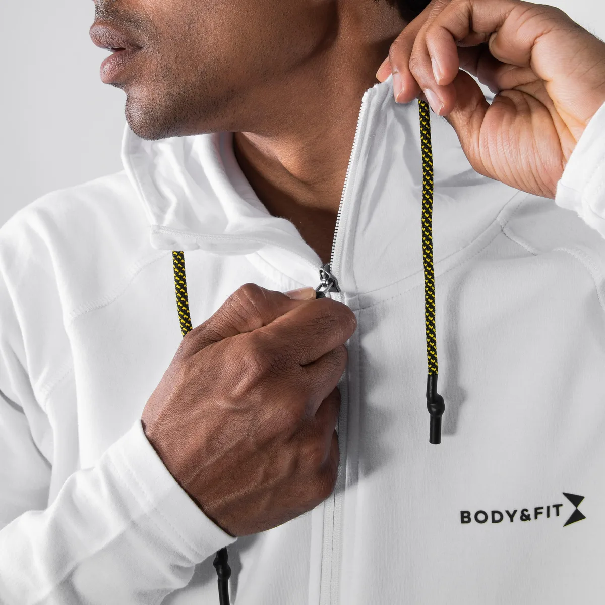 Perfection ease Hoodie Wit / L – Bild 3