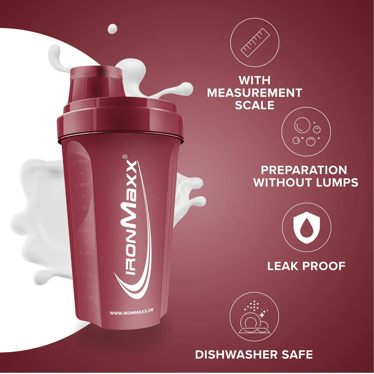 Shaker (700ml) - Cozy Red – Bild 6