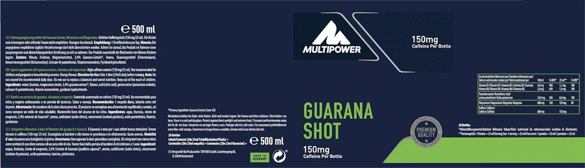 Guarana Shot (20x25ml) – Bild 2