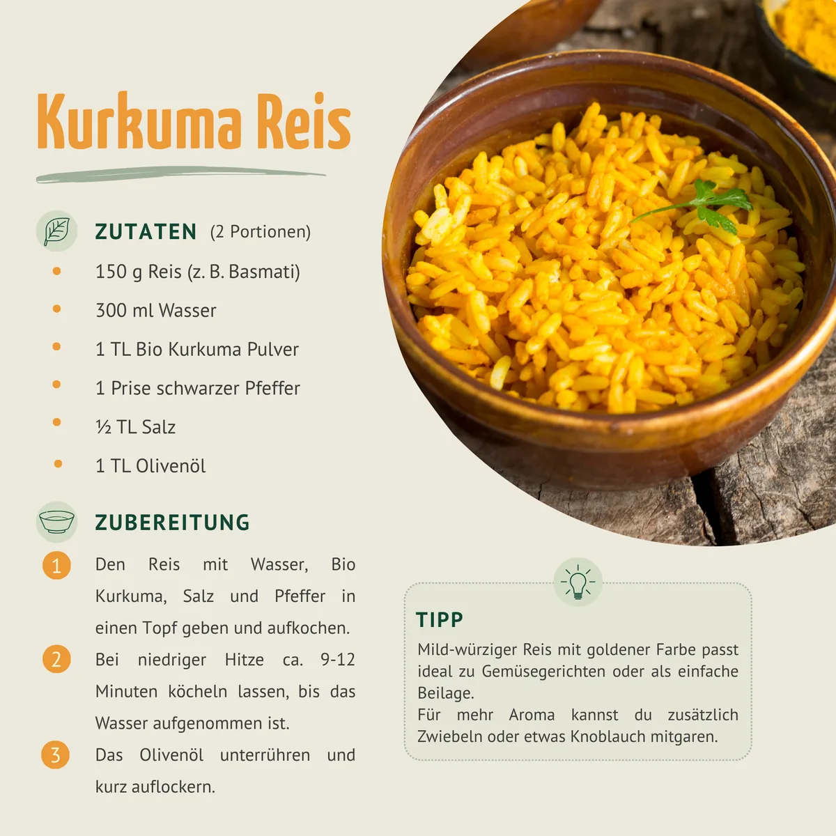 Bio Kurkuma Pulver (500g) – Bild 6