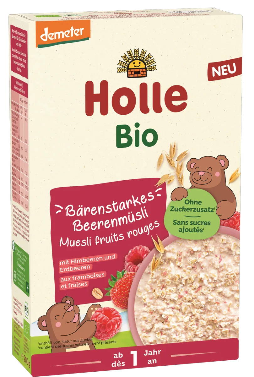 Demeter Bio-Vollkorn Beerenmüsli ab 1 Jahr (200g)