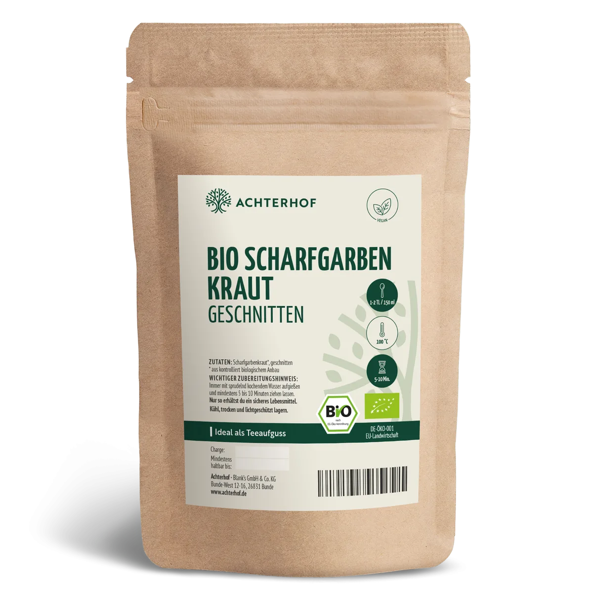 Bio Schafgarbenkraut geschnitten (100g)