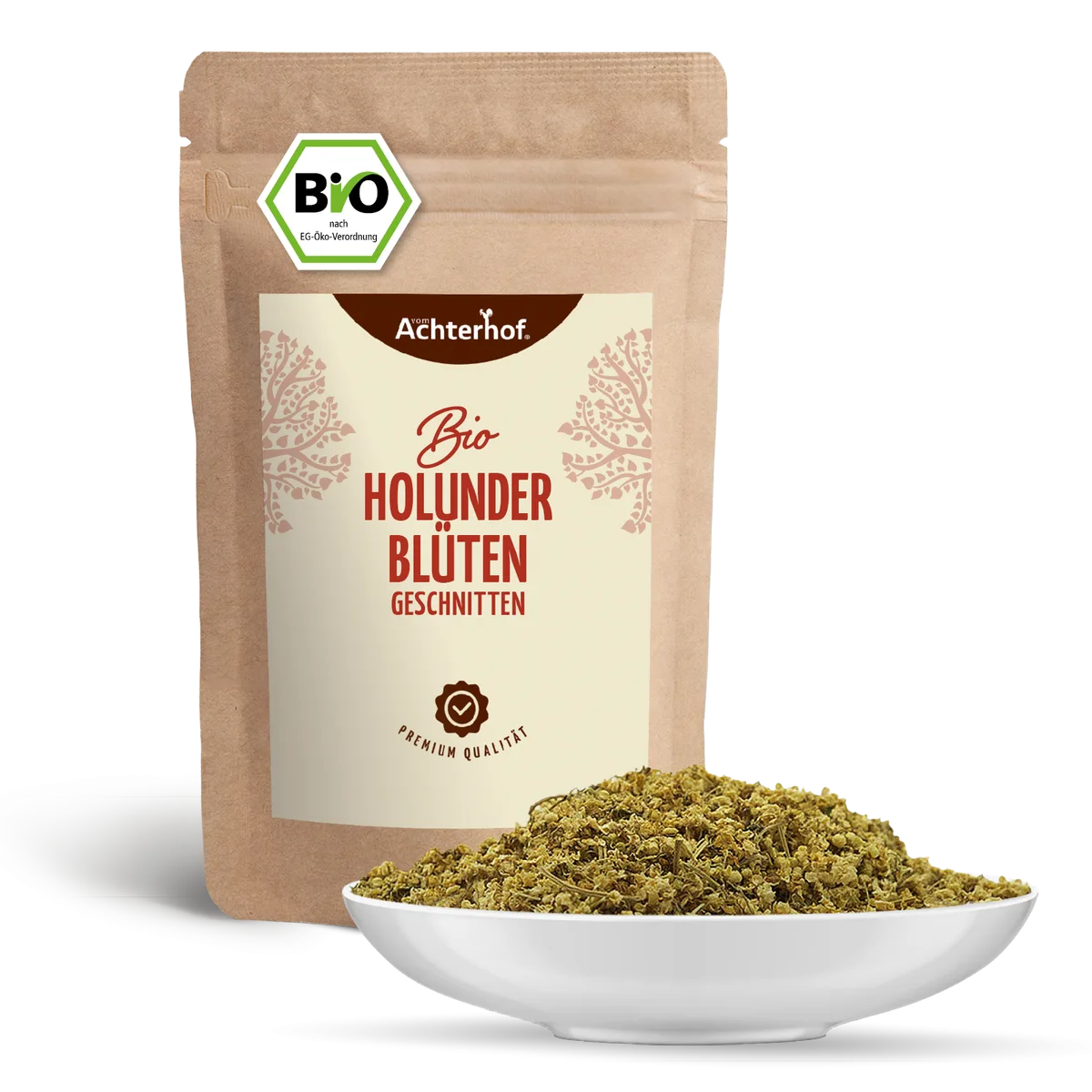 Holunderblüten geschnitten Bio (100g) – Bild 2