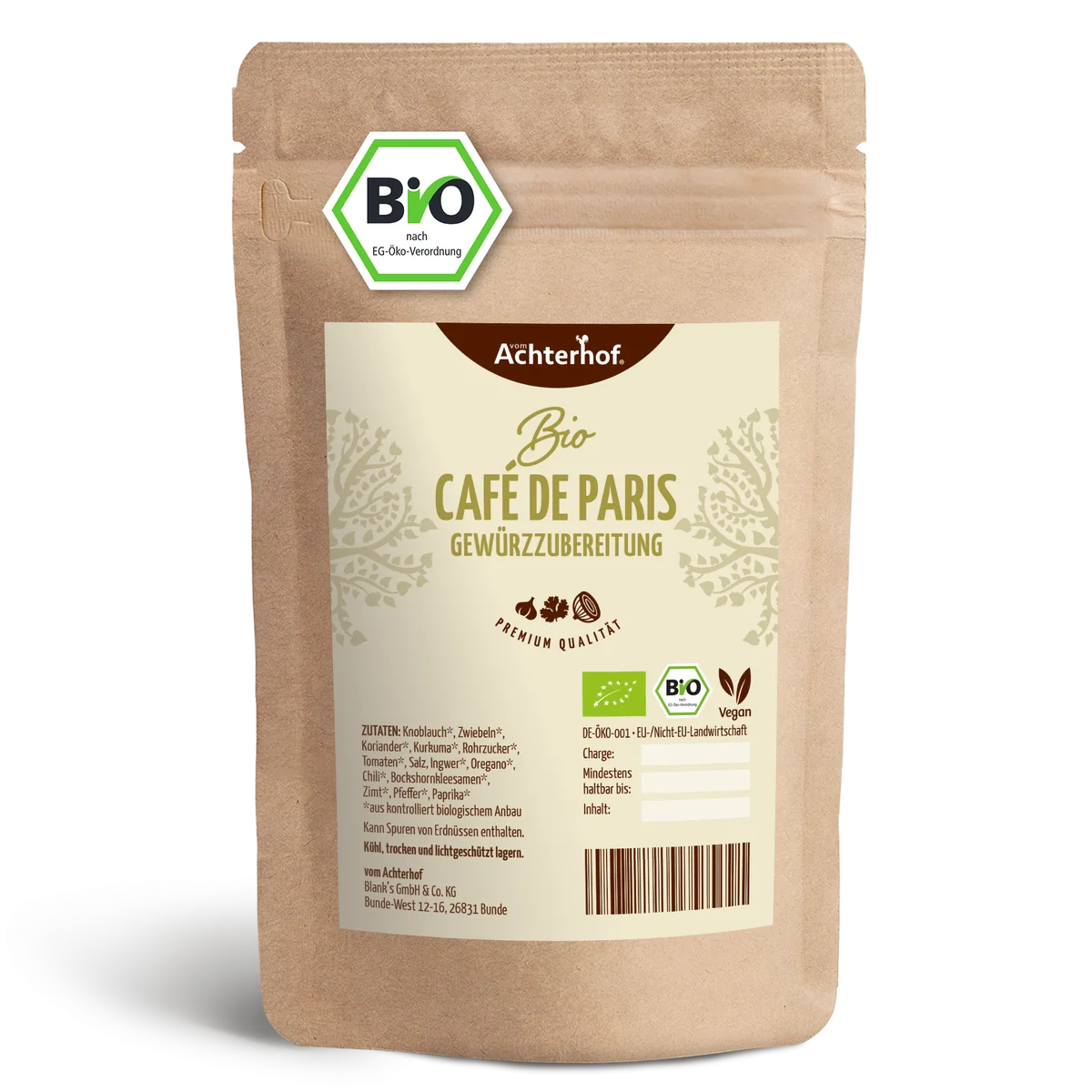 Café de Paris Gewürzzubereitung Bio (100g)