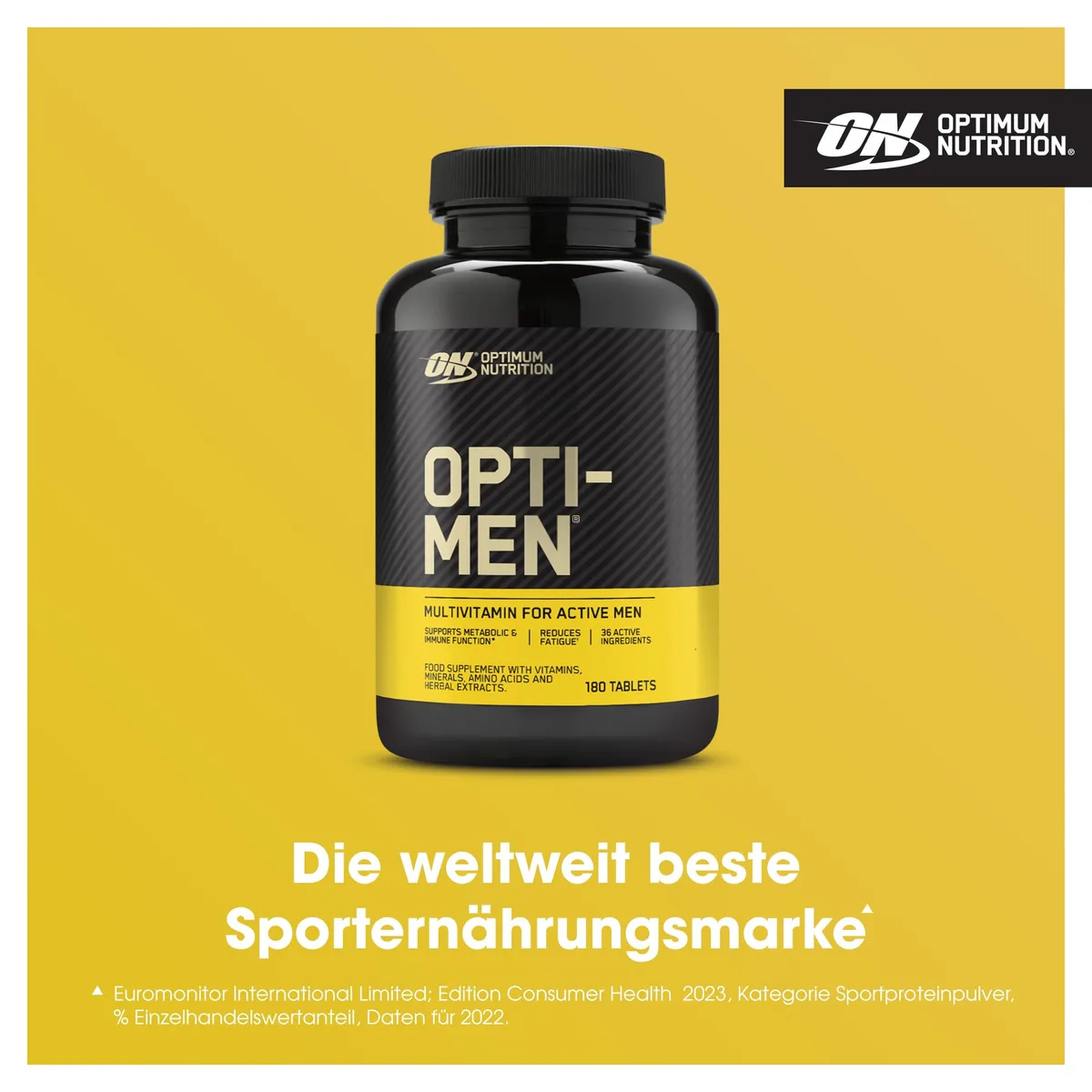 Optimum Nutrition Opti-Men Multivitamin, 180 Tabletten, 2-Monats-Vorrat – Bild 2