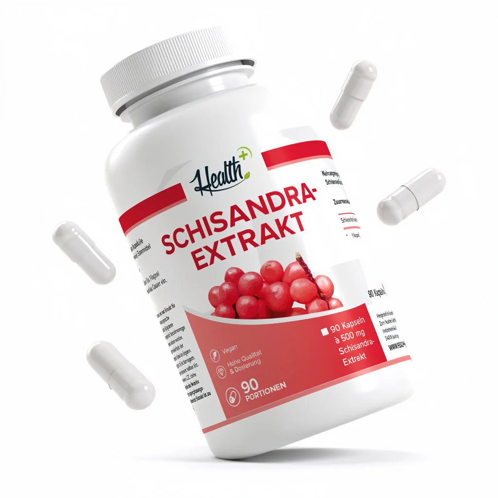 HEALTH+ SCHISANDRA EXTRAKT, 90 Kapseln – Bild 2