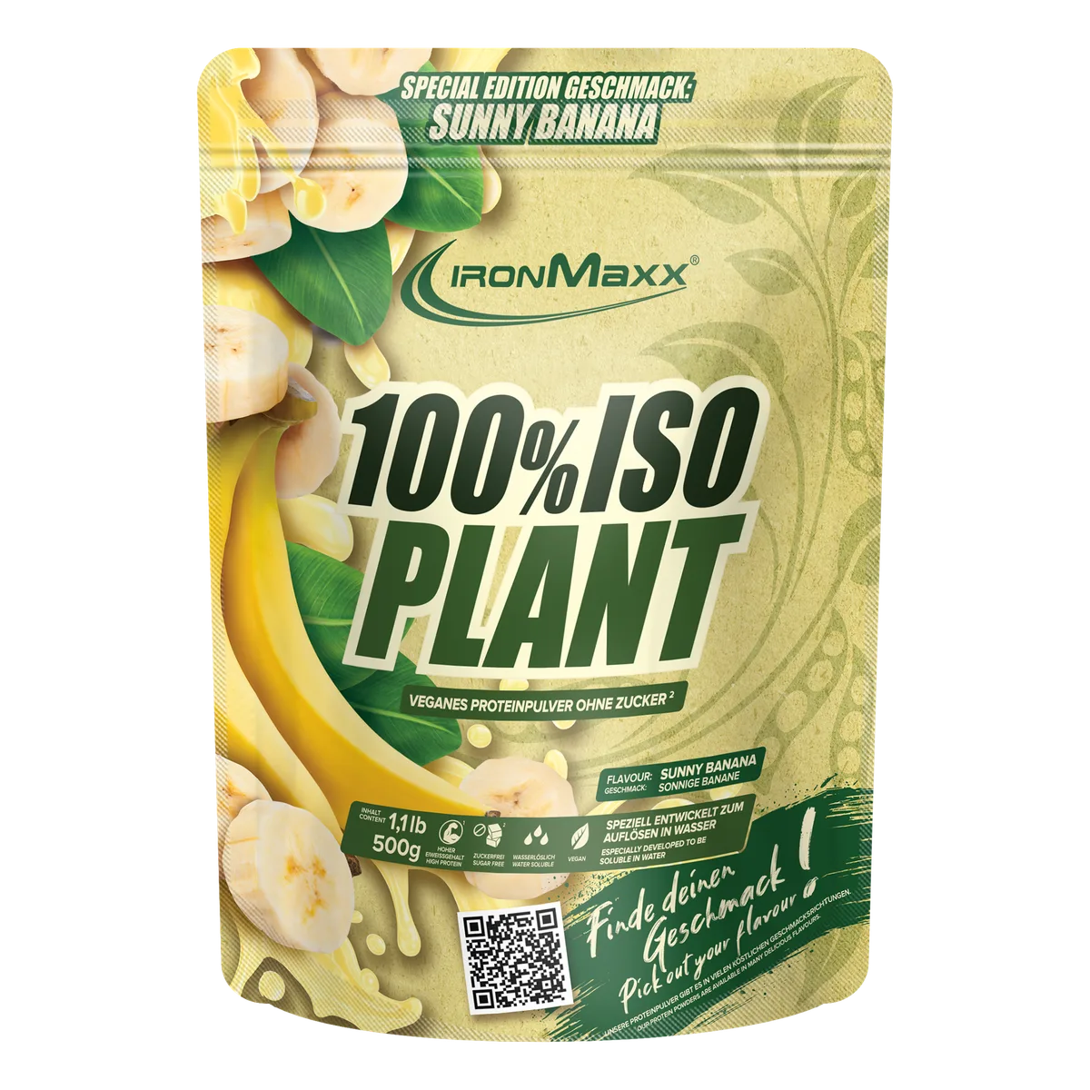 100% Isolat Plant (500g) - Sunny Banana – Bild 2