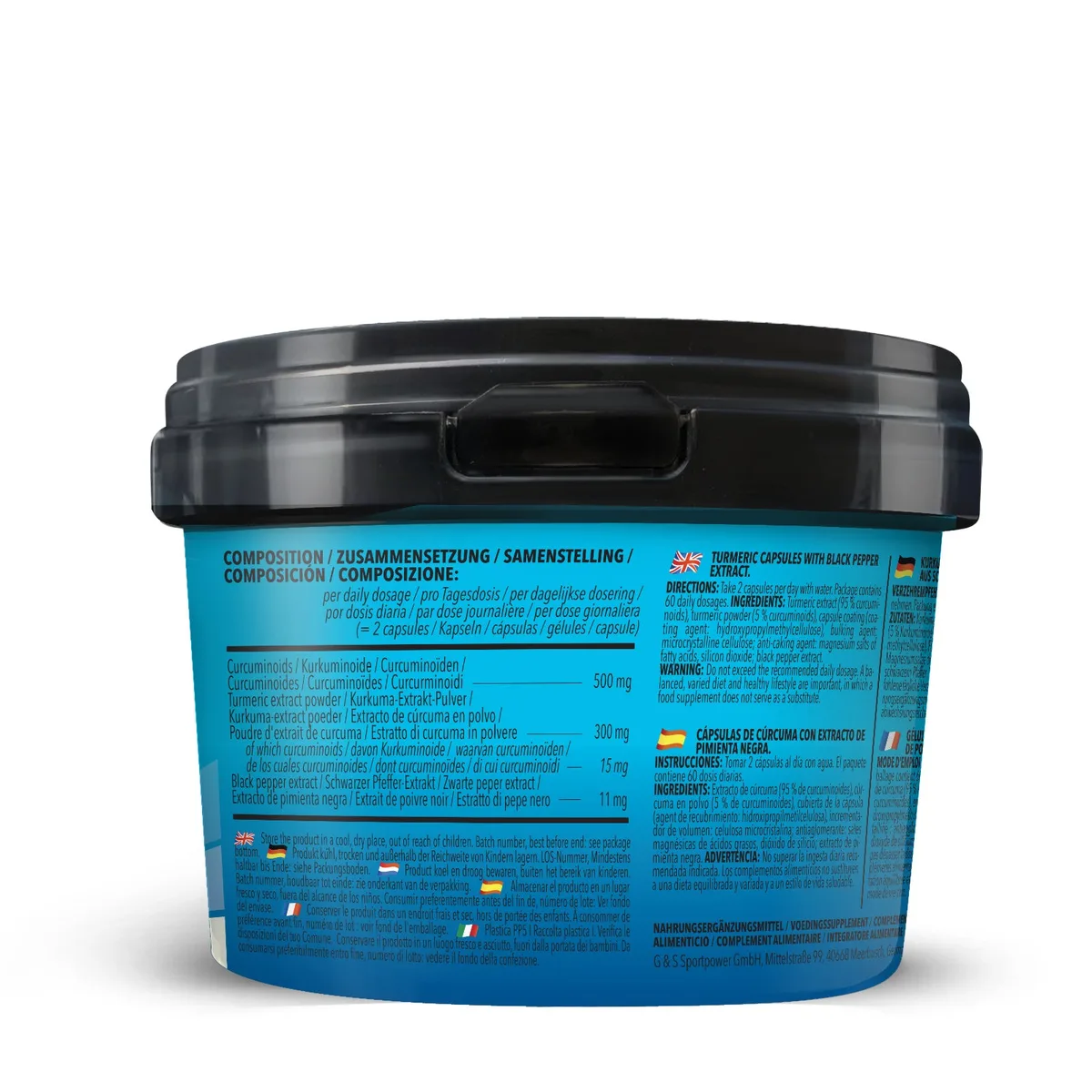 Kurkuma (Turmeric) (120 Kapseln) – Bild 2