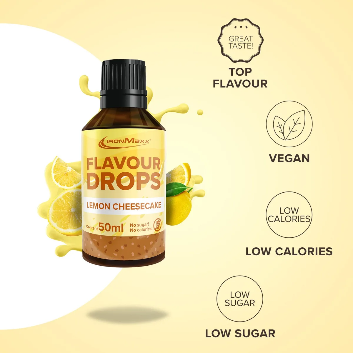 Flavour Drops (50ml) - Lemon-Cheesecake – Bild 7