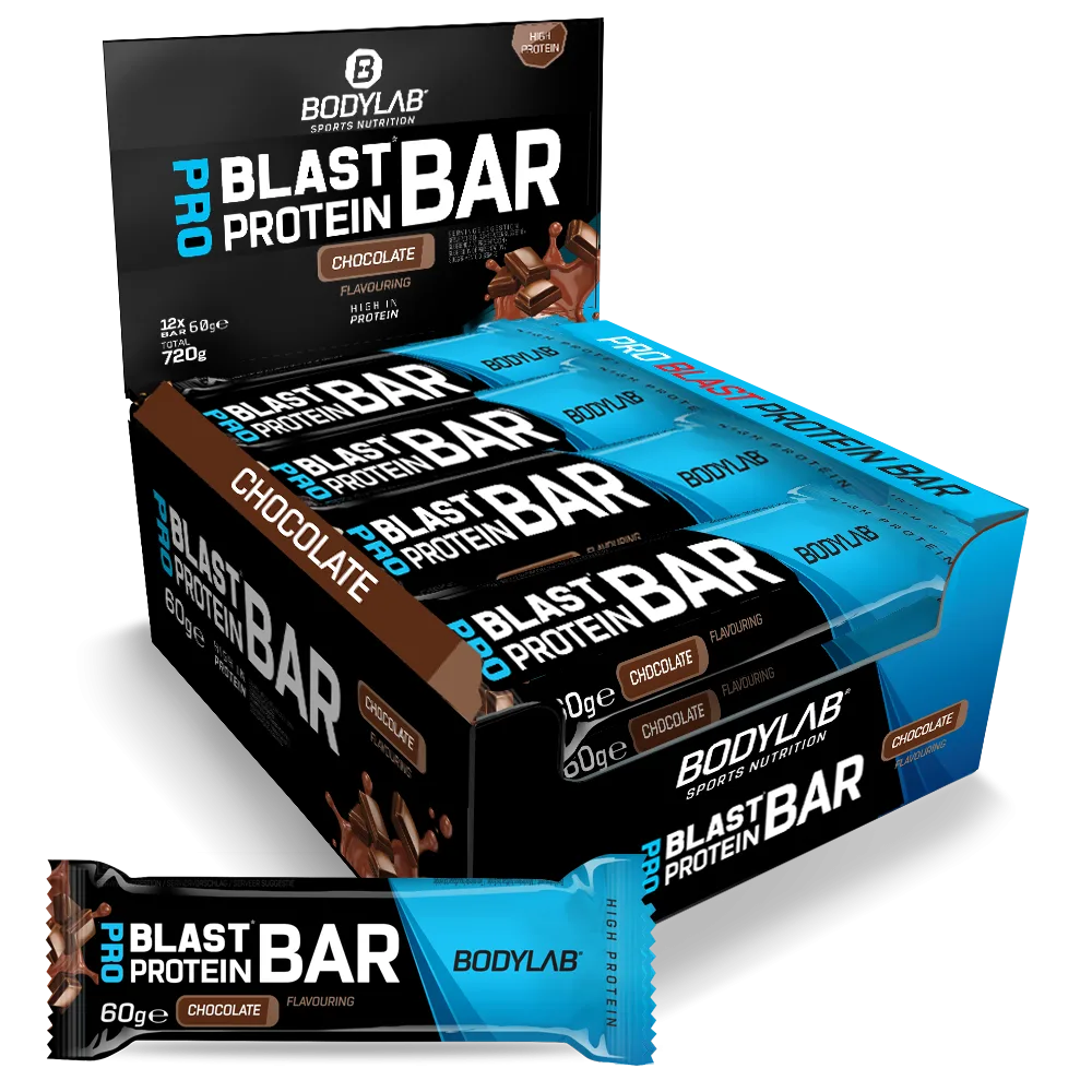 Pro Blast Protein Bar (12x60g) Schokolade – Bild 3