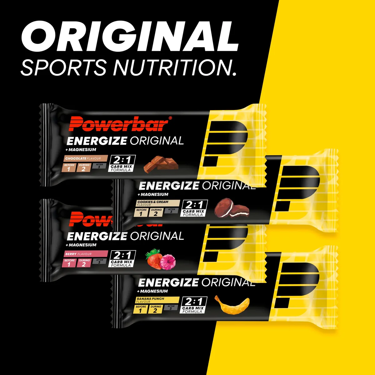 Energize Original Bar (15x55g) Schokolade – Bild 7
