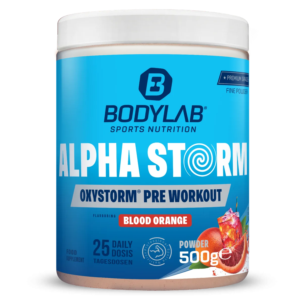 Alpha Storm - OXYSTORM® Pre Workout Blood Orange (500g)