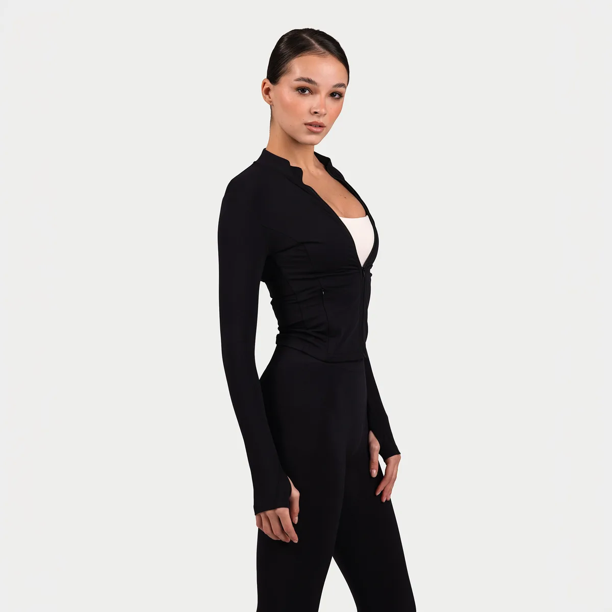 MRIIÀ Soft Active Zip Up Jacket Black / L – Bild 2