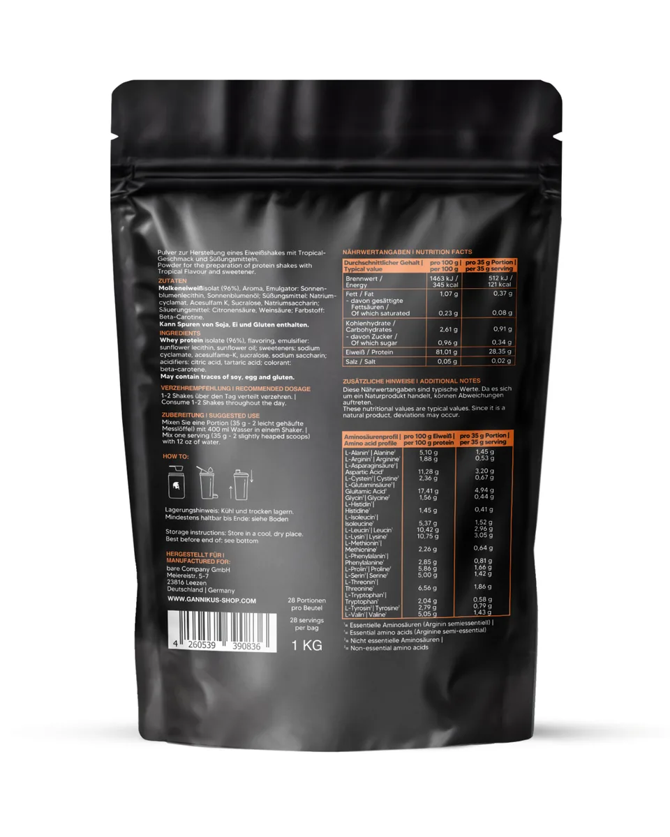 VERUM JUICE - 1kg Eistee Zitrone – Bild 6