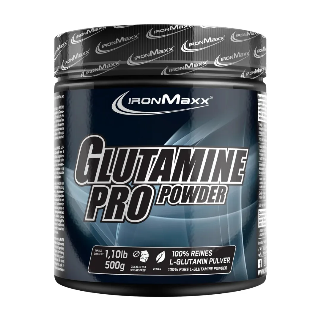 IronMaxx Glutamine Pro Powder - 500g (MHD: 28/02/26)