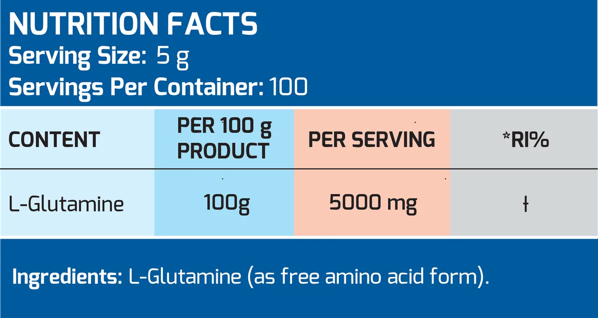 MLO Nutrition Hard Body L-Glutamin The Kyowa Quality ® (KQ) 500g – Bild 2