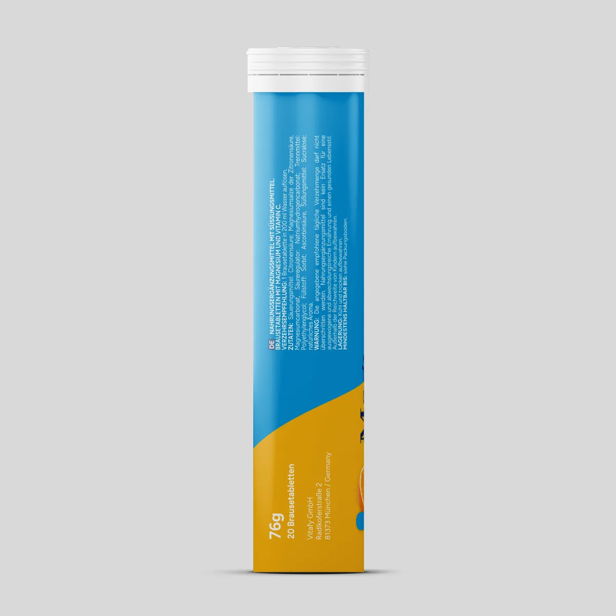 Magnesium + Vitamin C - Orange (20 Brausetabletten) – Bild 8