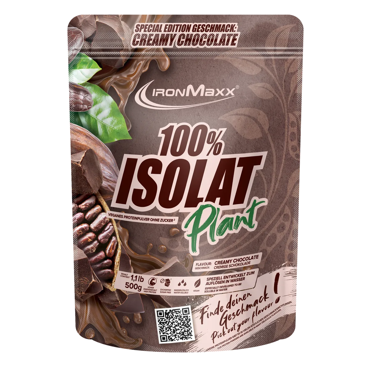 100% Isolat Plant (500g) - Creamy Chocolate