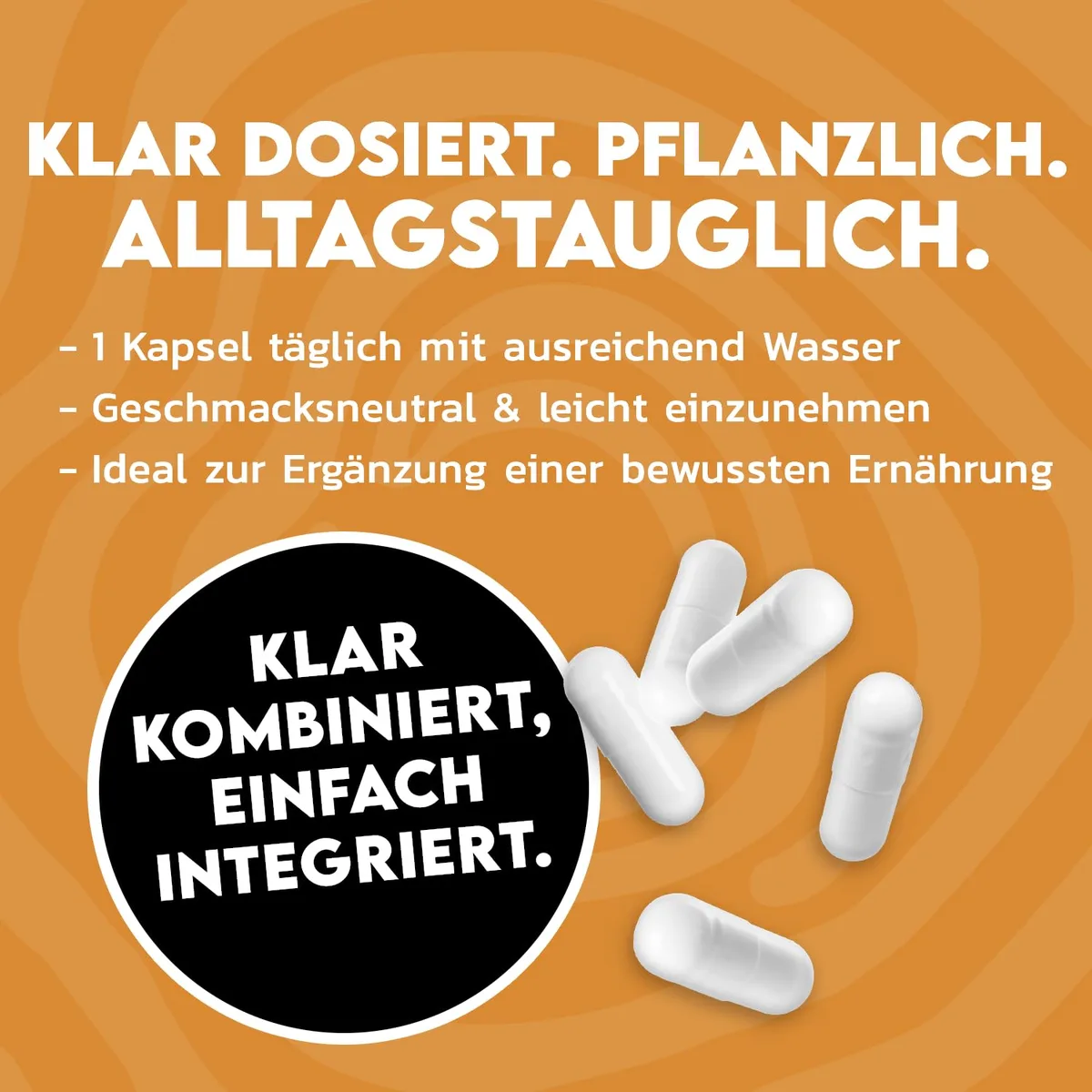 INLEAD - OPC + Vitamin C Caps | Traubenkernextrakt mit OPC & Vitamin C aus Hagebutte | Für bewusste Ernährung & aktiven Alltag - 120 Kapseln – Bild 3