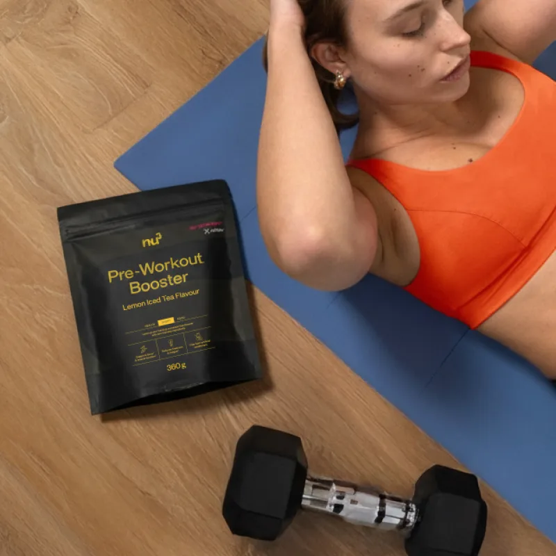 nu3 Pre-Workout Booster Lemon Iced Tea / 360 g – Bild 2