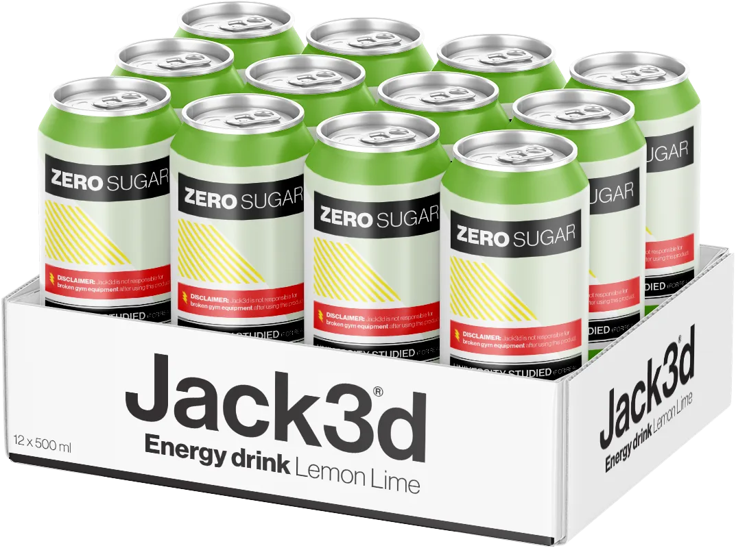 Jack3d Energy Drink Lemon Lime / 500ml – Bild 3