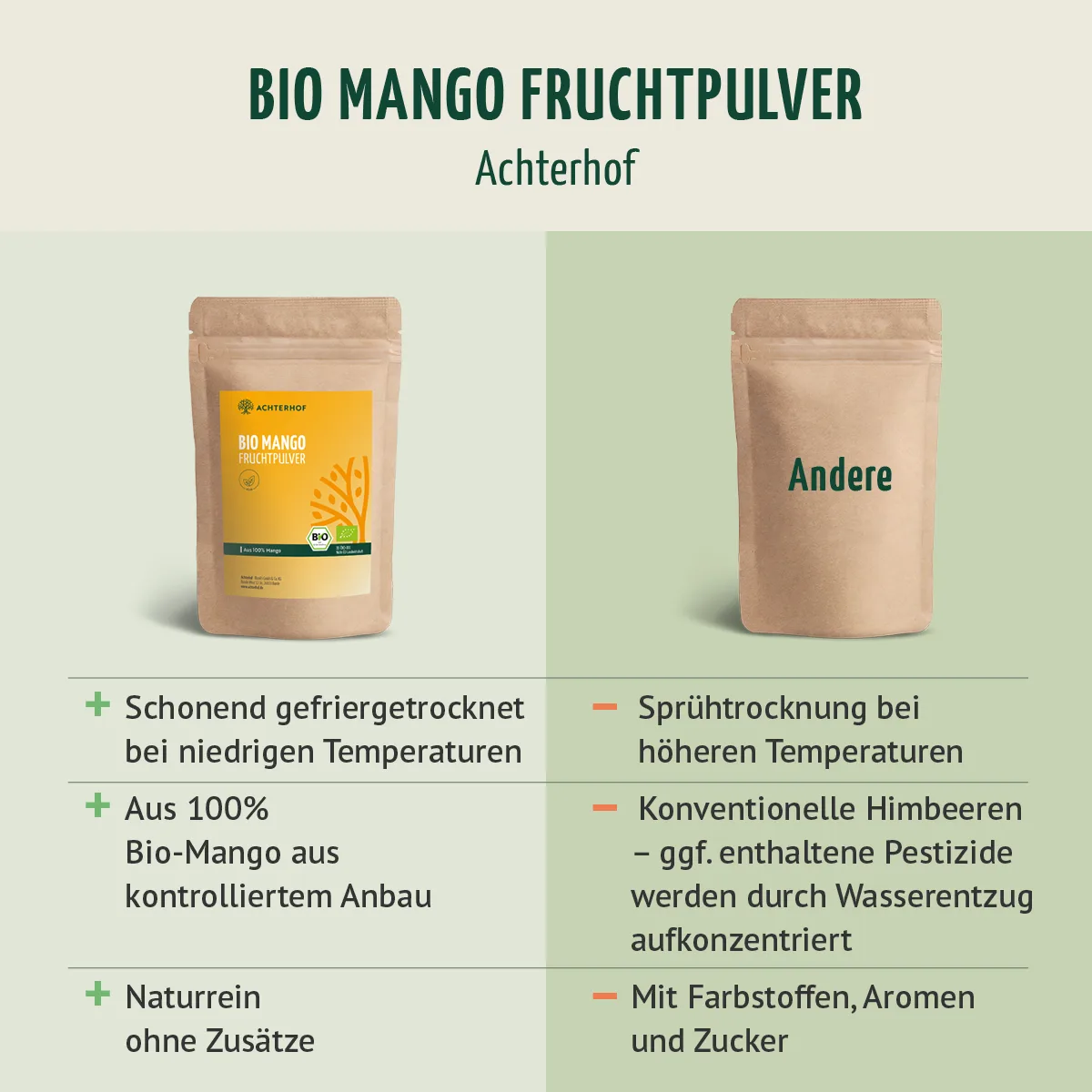 Bio Mango Fruchtpulver (100g) – Bild 7